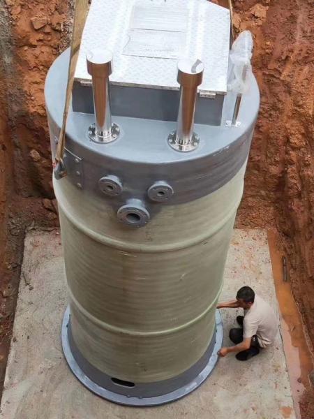 陇南地区峨眉山一体化提升泵安装