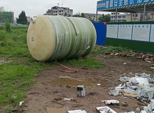 陇南地区遂宁船山区10立方玻璃钢化粪池项目